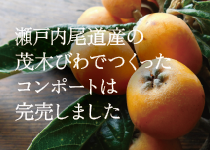 旬のびわコンポート 有機ローズヒップ入り販売終了