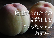 レッカーバロンの尾道産もものジャム大好評販売中！